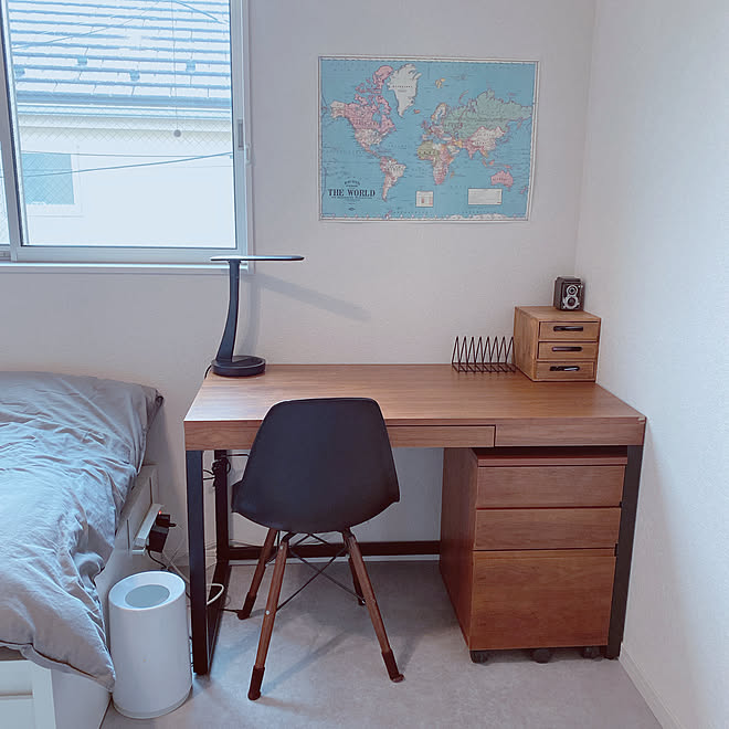 鉛筆削り 高校生の部屋 クッションフロア 学習机 Ikea ベッド などのインテリア実例 11 17 22 03 28 Roomclip ルームクリップ