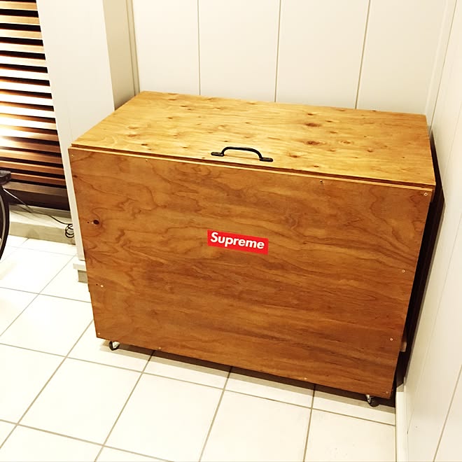 ゴミ箱diy ダストボックス Diy Diy初心者のインテリア実例 16 09 21 00 41 34 Roomclip ルームクリップ