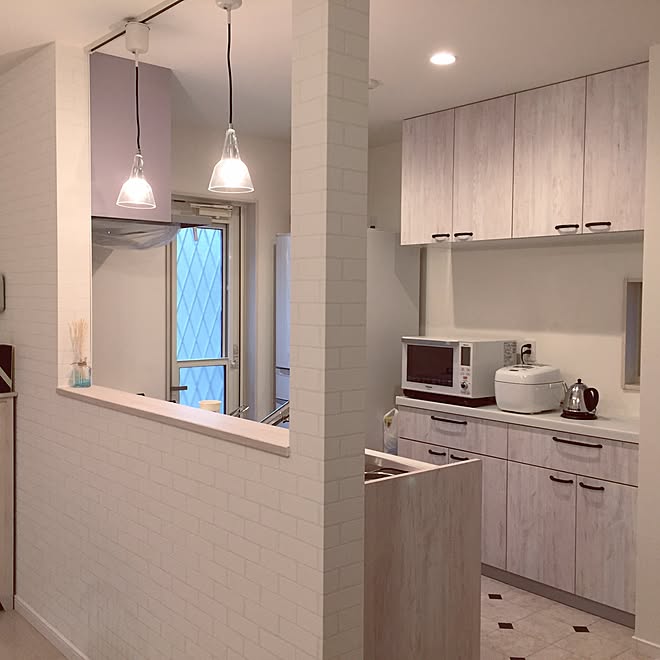 キッチン キッチンカウンター マイホーム記録 洋館風 スカイバルコニー などのインテリア実例 17 03 01 33 40 Roomclip ルームクリップ