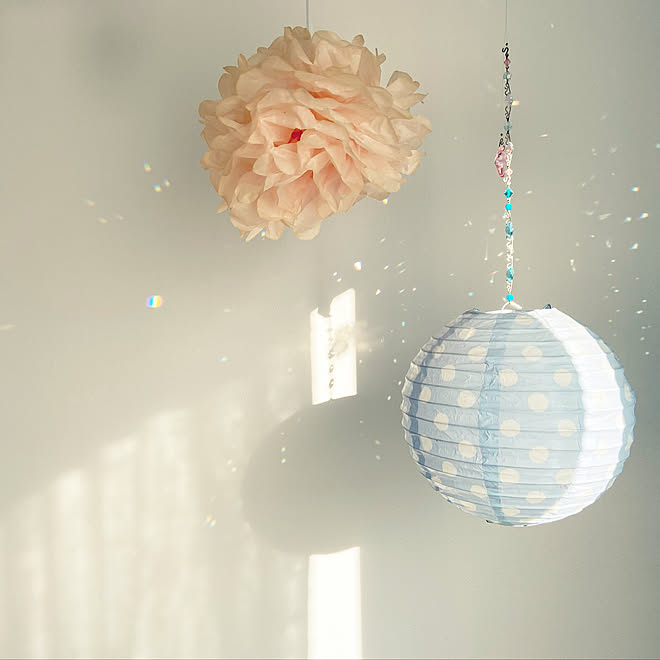 サンキャッチャー こども部屋 スウェーデンハウス 壁 天井のインテリア実例 11 14 09 03 09 Roomclip ルームクリップ