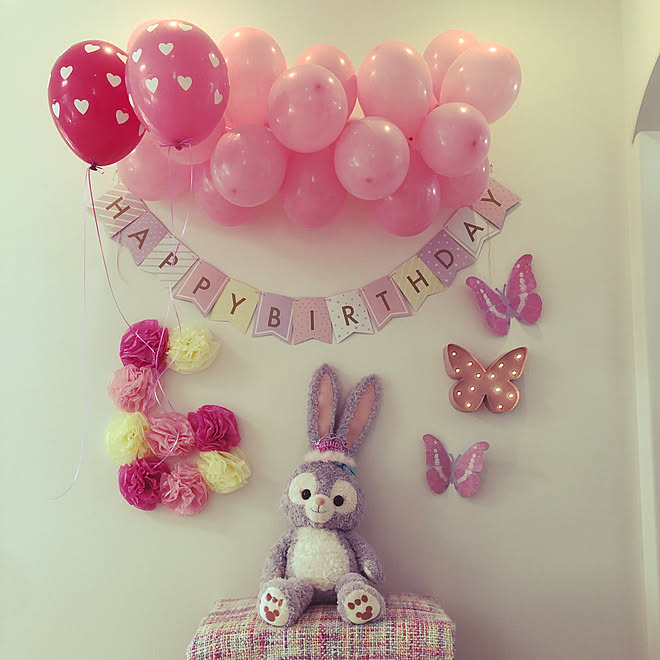 リビング ザラホーム バルーンデコレーション 手作り フォトスポット などのインテリア実例 19 01 11 12 15 23 Roomclip ルームクリップ