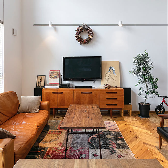 カフェ風インテリア リビング サンオリエント ナチュラル アンティーク などのインテリア実例 19 10 02 05 28 34 Roomclip ルームクリップ