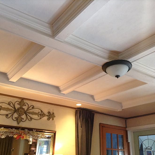 壁 天井 アンティーク Diy 照明 飾り天井のインテリア実例 16 07 05 08 31 22 Roomclip ルームクリップ