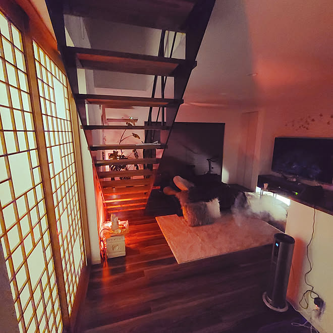 部屋全体 夜を楽しむインテリア 日本家屋 和風アジアン シンプルな暮らしのインテリア実例 21 12 19 03 46 35 Roomclip ルームクリップ