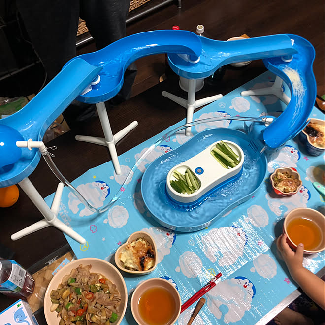 流しそうめん カインズホーム まったり時間 ごちゃごちゃ好き 夏インテリア などのインテリア実例 07 25 07 18 30 Roomclip ルームクリップ