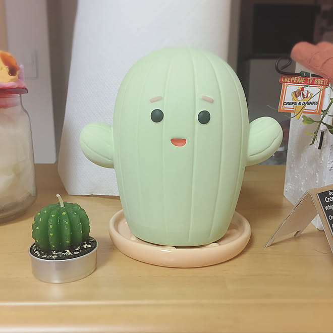 棚/加湿器/癒し/一人暮らし/かわいい&hellip;などのインテリア実例 20171003 221731 ｜ RoomClip（ルームクリップ）