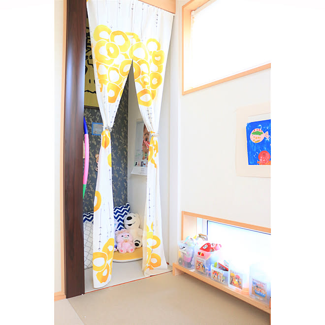 ダイソー Ikea 地窓 床の間リメイク おもちゃ収納 などのインテリア実例 01 05 08 08 16 Roomclip ルームクリップ