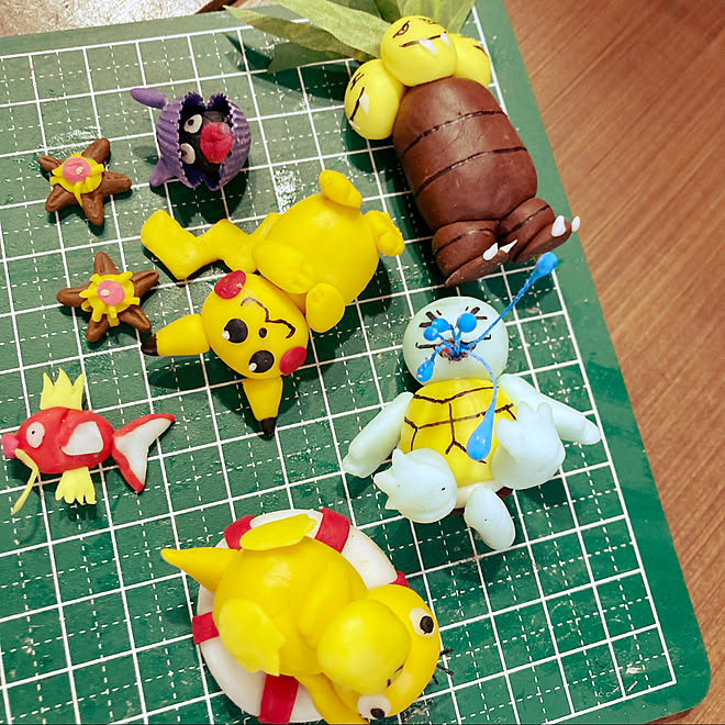 親がやる気 ポケモン 夏休み 夏休みの工作 樹脂粘土 などのインテリア実例 22 08 03 18 17 Roomclip ルームクリップ
