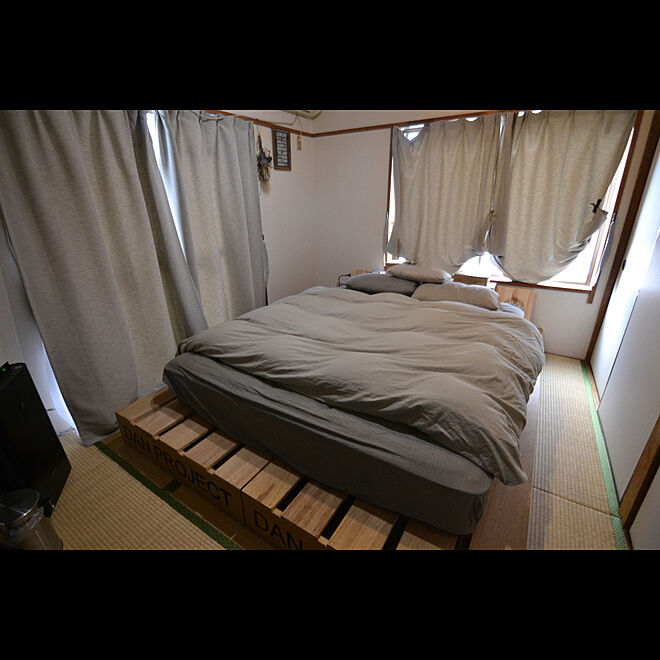 木製パレット/ベッド周り/DIYのインテリア実例 20181013 163842 ｜ RoomClip
