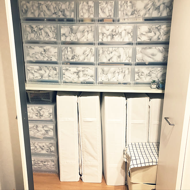 納戸収納 100均 ニトリ フェイクグリーン Ikeaのインテリア実例 19 11 25 23 55 47 Roomclip ルームクリップ