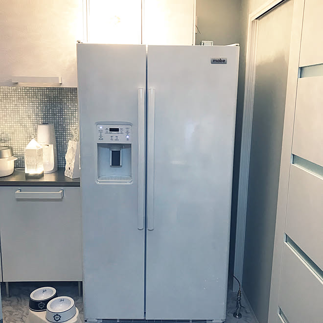 Mabe サイドバイサイド キッチン家電 リノベーション セカンドハウス キッチンのインテリア実例 21 02 12 07 00 21 Roomclip ルームクリップ