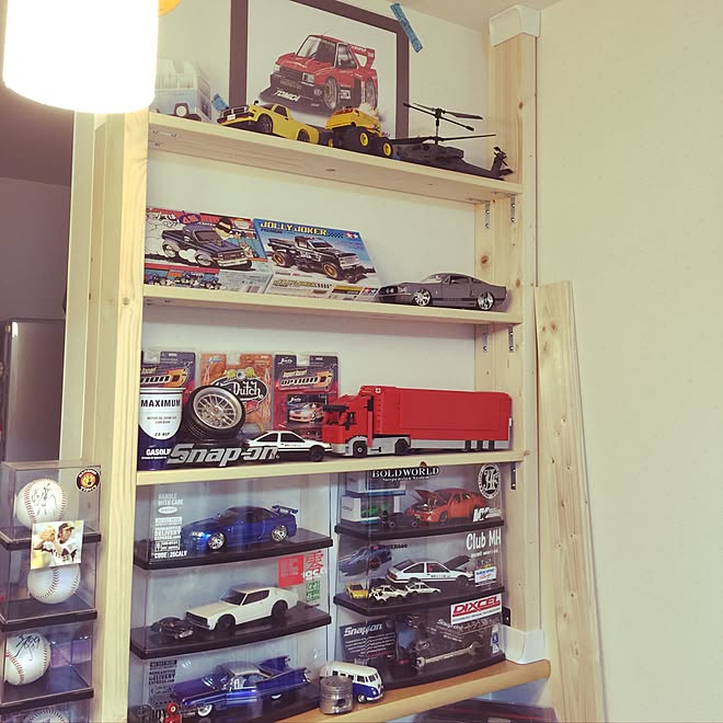 リビング ピストン ヘリコプター ミニ四駆 阪神タイガース などのインテリア実例 16 08 30 07 27 31 Roomclip ルームクリップ