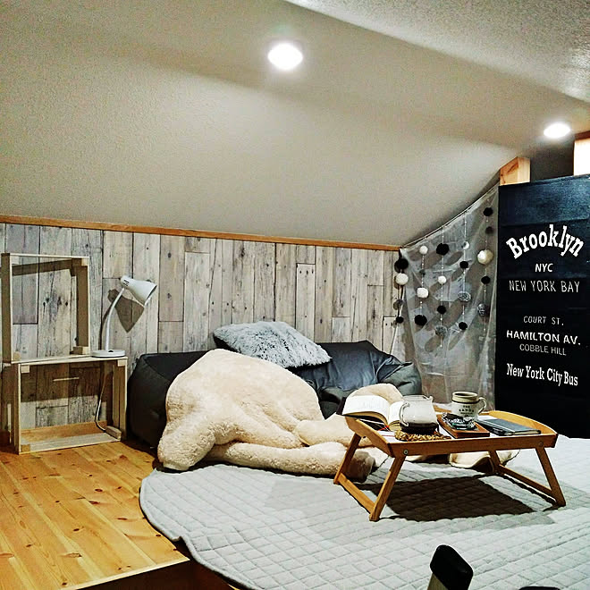 壁/天井/屋根裏部屋/DIY/小さなお家/新築&hellip;などのインテリア実例 20190423 223122 ｜ RoomClip
