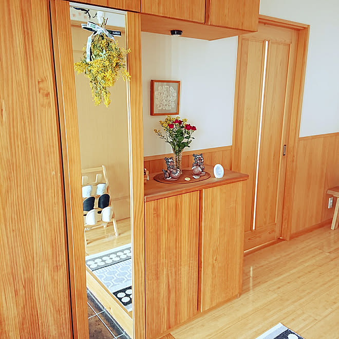 玄関/入り口/植物のある暮らし/ルームフレグランス/玄関飾り/香りのある暮らし&hellip;などのインテリア実例 20210313 1528