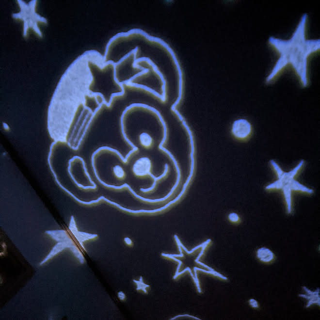 壁 天井 ディズニー ダッフィー ダッフィー フレンズ プラネタリウム などのインテリア実例 21 09 19 21 07 06 Roomclip ルームクリップ