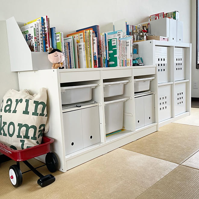 ポリプロピレンファイルボックス 無印良品 トロファスト 住友林業 子供部屋 などのインテリア実例 21 09 24 15 22 10 Roomclip ルームクリップ