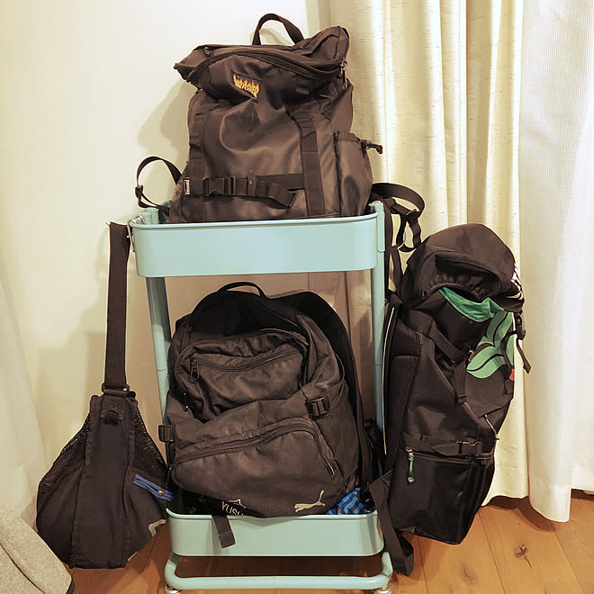 サッカー少年 カバン置き場 サッカーボール Ikea 子供がいる家 などのインテリア実例 10 18 17 52 29 Roomclip ルームクリップ