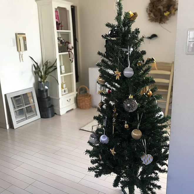クリスマス/クリスマスツリー/ニトリ/ハンドメイド/ドライフラワー...などのインテリア実例 - 2019-11-30 12:54:40