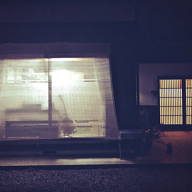 曇りガラスシート 無用心 安全対策 夜の外観 夜の風景 などのインテリア実例 21 11 04 18 54 05 Roomclip ルームクリップ