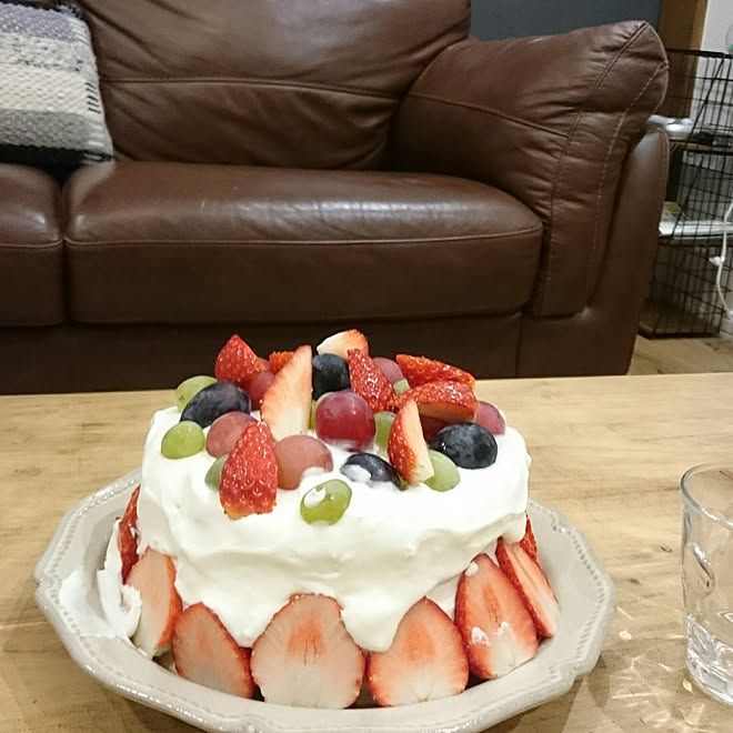 机 クリスマス ケーキ作り こどもと暮らす のインテリア実例 18 12 24 23 56 54 Roomclip ルームクリップ