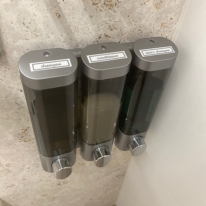 ソープディスペンサー 買ってよかったモノ マグネット リゾートライク ホテルライク などのインテリア実例 21 09 25 21 39 11 Roomclip ルームクリップ