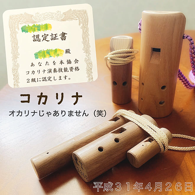 コカリナ 小さいけど 奥が深い楽器です オカリナではありません 音楽室の防音についてはプロフ参照 音楽室 などのインテリア実例 19 04 29 16 42 16 Roomclip ルームクリップ