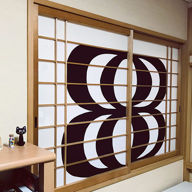 障子リメイク 障子に布 Marimekko ファブリック マリメッコファブリック Kaivo などのインテリア実例 22 04 02 13 13 58 Roomclip ルームクリップ