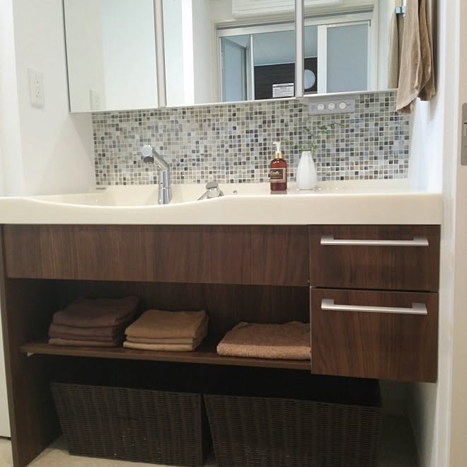 Panasonic洗面台 セキスイハイム バス トイレ タイル貼り スマートパワーステーション などのインテリア実例 16 08 02 12 53 48 Roomclip ルームクリップ Panasonic洗面台 セキスイハイム バス トイレ タイル貼り スマートパワーステーション などのインテリア実例 16 08 02 12 53 48 Roomclip ルームクリップ