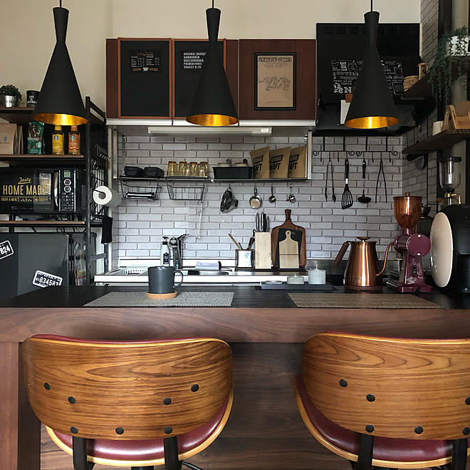 喫茶店風 カフェ風インテリア 1ldk カフェ風 賃貸 などのインテリア実例 19 09 21 12 31 48 Roomclip ルームクリップ