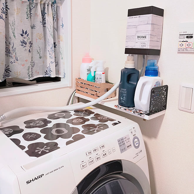 バス トイレ 洗濯機まわりの収納 棚diy コンセントカバー 目隠し などのインテリア実例 21 12 01 17 39 03 Roomclip ルームクリップ