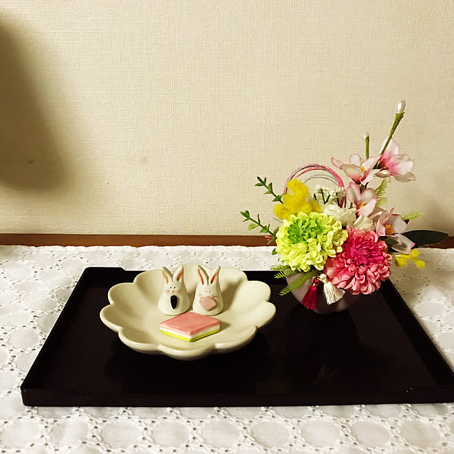 ひな祭り/雑貨/飾り/お雛様/ひな祭りディスプレイ&hellip;などのインテリア実例 20210215 225401 ｜ RoomClip