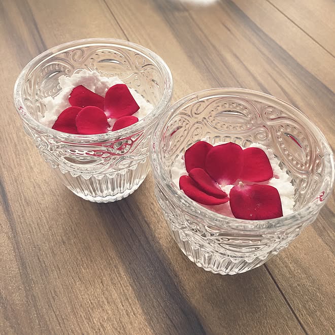 バス トイレ バラ 手作り芳香剤 重曹 ガラス瓶 などのインテリア実例 16 04 30 16 18 38 Roomclip ルームクリップ