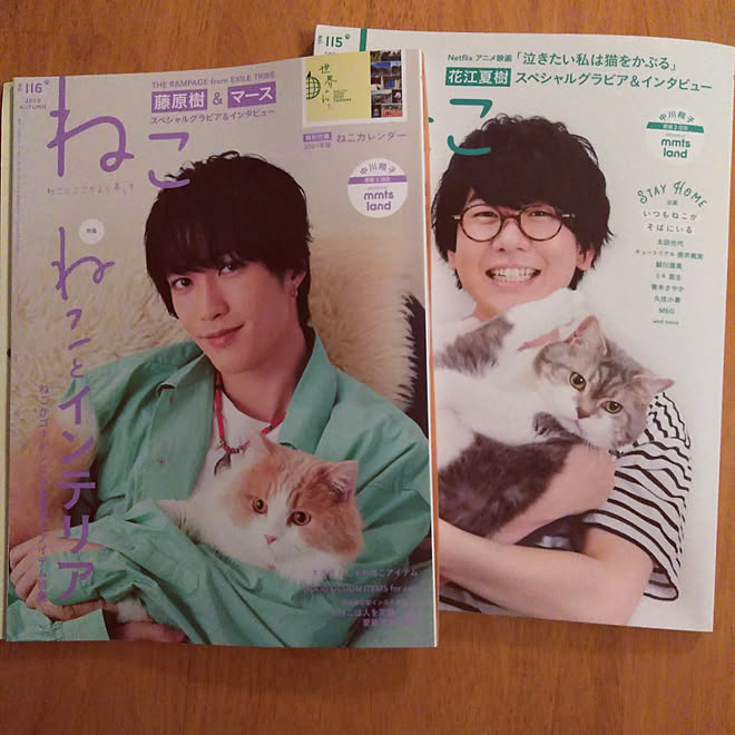 ねこ 季刊誌 ねこ 花江夏樹 ねこもヒトもゴキゲンになる部屋 鬼滅の刃 などのインテリア実例 10 17 00 15 28 Roomclip ルームクリップ