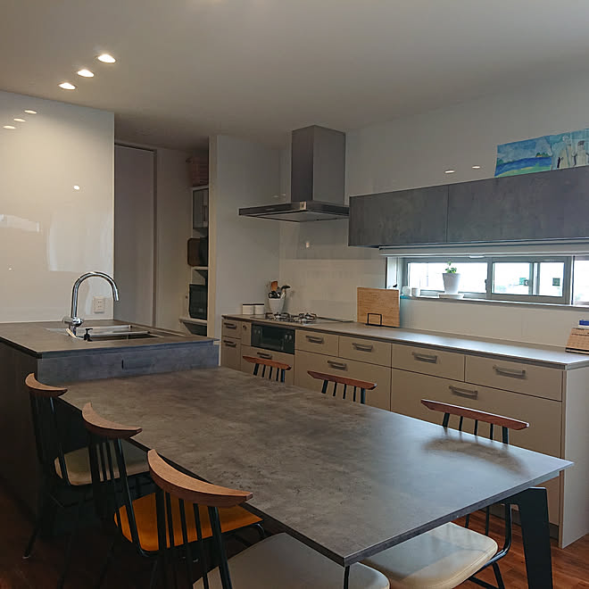 キッチン インダストリアルインテリア Kitchenhouse 住友林業 キッチンハウス などのインテリア実例 06 01 22 00 53 Roomclip ルームクリップ