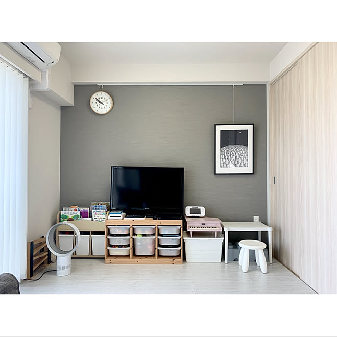 人気ショップが最安値挑戦 木目調ジョイントマット ライトグレー 大判