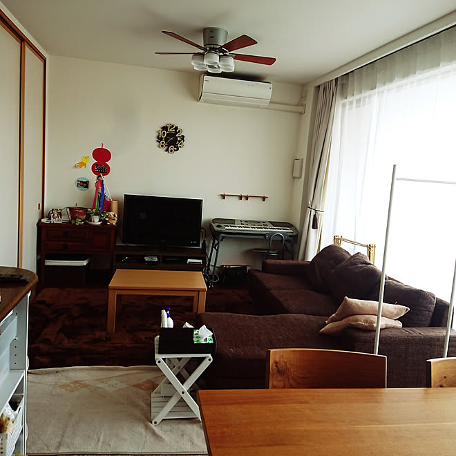 部屋全体 中古マンション リビングダイニング ズボラだけどキレイ好き 来客あると部屋がキレイ などのインテリア実例 19 04 22 09 39 06 Roomclip ルームクリップ