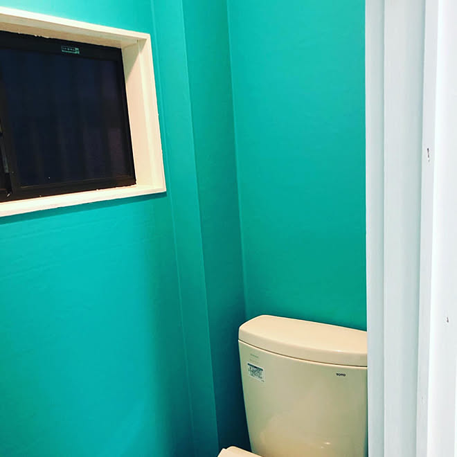 ペンキ塗り ティファニーブルー 夫婦でdiy 昭和の家 古いおうち などのインテリア実例 11 03 18 15 51 Roomclip ルームクリップ