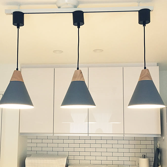 北欧 カフェ風 ペンダントライト 新築一戸建て シンプル などのインテリア実例 03 07 07 42 08 Roomclip ルームクリップ