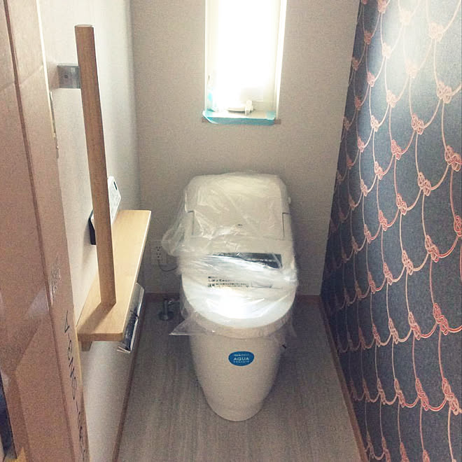 バス トイレ 住友林業 トイレ 壁紙 トイレ壁紙 などのインテリア実例 18 05 13 18 26 09 Roomclip ルームクリップ