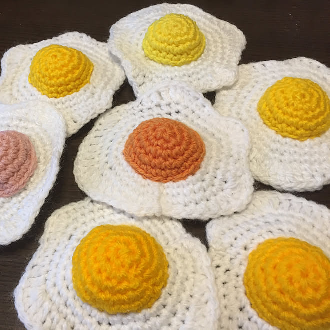 キッチン アクリルたわし 雑貨 100均 ハンドメイド などのインテリア実例 17 10 11 09 19 35 Roomclip ルームクリップ