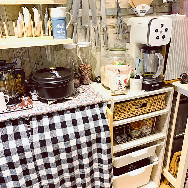 狭いキッチンを使いやすく/狭いキッチン/ニトリ2019収納モニター/ニトリ/収納...などのインテリア実例 - 2019-11-19 12:45:07