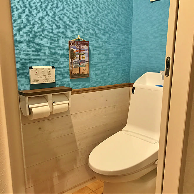 西海岸風 インテリア Diy バス トイレのインテリア実例 19 08 09 00 17 45 Roomclip ルームクリップ