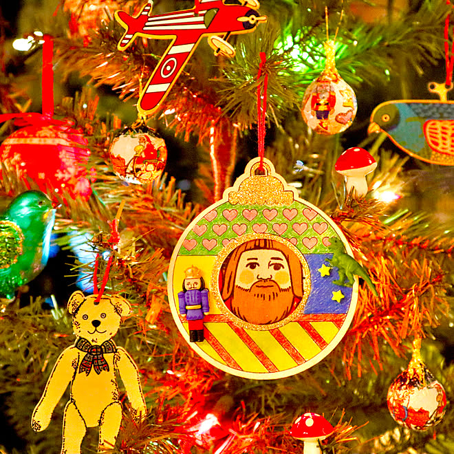 フライングタイガー イケア クリスマスツリーオーナメント クリスマスツリー クリスマス などのインテリア実例 21 12 22 21 08 52 Roomclip ルームクリップ