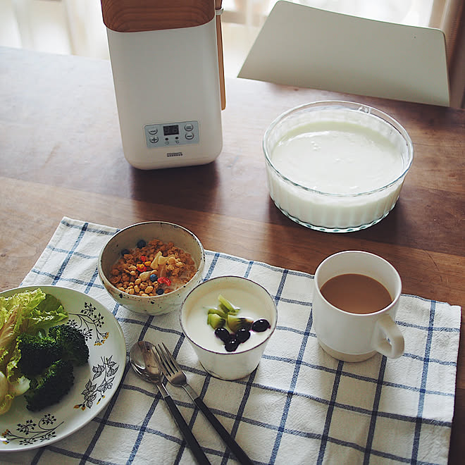 グラノーラ 朝ごはん 常滑 小山乃文彦 Arabia ヴィンテージ などのインテリア実例 22 01 18 17 12 07 Roomclip ルームクリップ