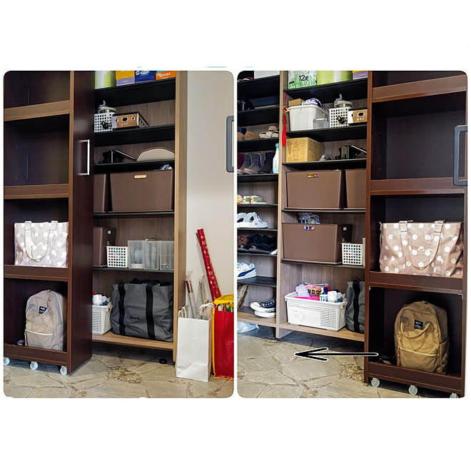 棚 すきま収納 ディノス ディノス家具 After などのインテリア実例 19 08 21 13 01 30 Roomclip ルームクリップ