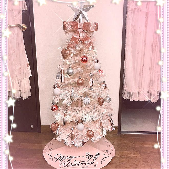 Xmas飾り/Xmasディスプレイ/Xmasツリー/キラキラインテリア/キラキラ大好き...などのインテリア実例 - 2019-11-15 02:33:29