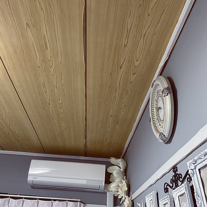 剥がれてる天井 ダイソー フランフラン 団地 Diy 団地 などのインテリア実例 10 09 21 42 49 Roomclip ルームクリップ