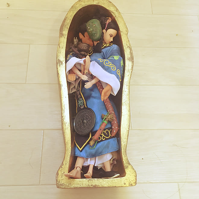 三本足 りかちゃん人形 りかちゃん リカちゃん リカちゃんのインテリア実例 2020 04 30 07 08 10 Roomclip ルームクリップ