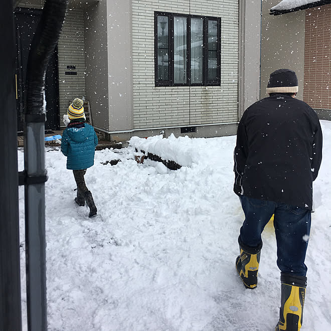 玄関 入り口 除雪 雪国 アプローチのインテリア実例 18 12 29 09 50 Roomclip ルームクリップ