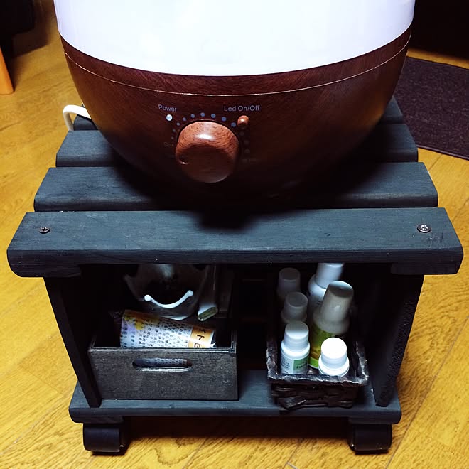 部屋全体/すのこ棚/加湿器/男前も可愛いも好き/いつもいいね！ありがとうございます♪&hellip;などのインテリア実例 20151028 23